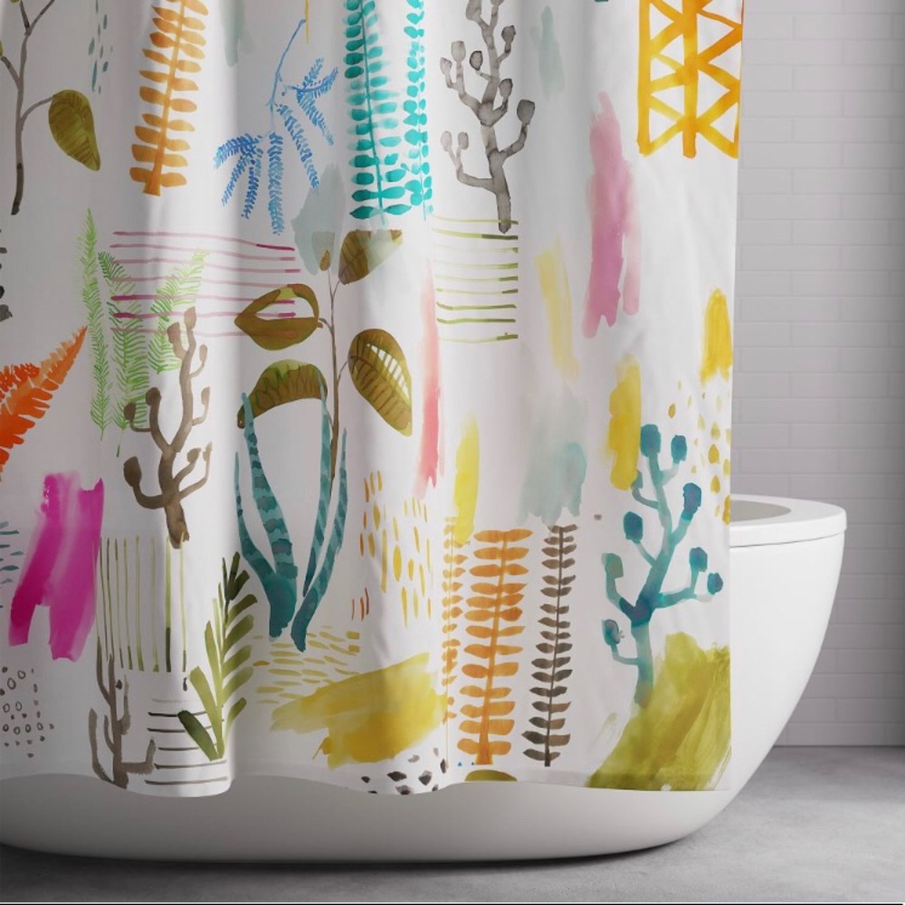 WEST ELM SHOWER CURTAIN